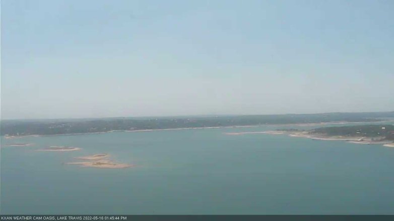 Lake Travis webcam, May 16, 2022 1:45 PM CT