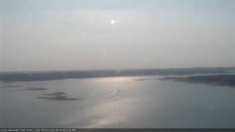 Lake Travis webcam, May 16, 2022 5:25 PM CT