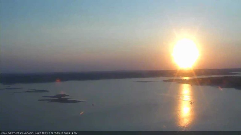 Lake Travis webcam, May 16, 2022 8:00 PM CT