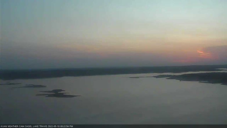 Lake Travis webcam, May 16, 2022 8:25 PM CT