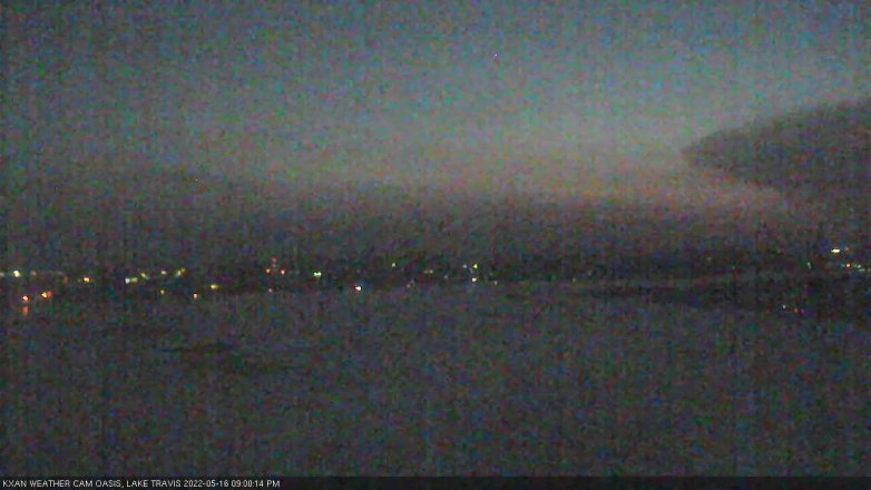 Lake Travis webcam, May 16, 2022 9:00 PM CT