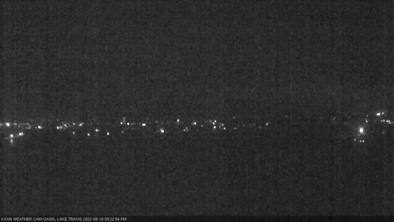 Lake Travis webcam, May 16, 2022 9:25 PM CT