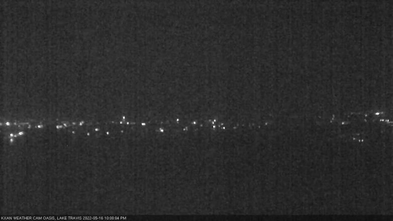 Lake Travis webcam, May 16, 2022 10:00 PM CT