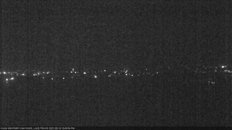 Lake Travis webcam, May 16, 2022 10:45 PM CT