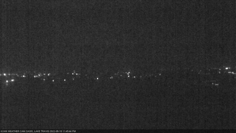 Lake Travis webcam, May 16, 2022 11:45 PM CT