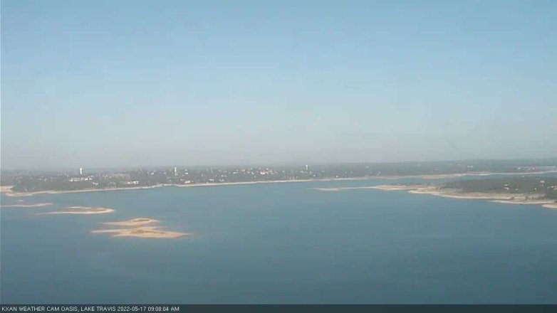 Lake Travis webcam, May 17, 2022 9:00 AM CT