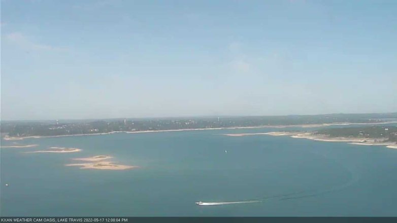 Lake Travis webcam, May 17, 2022 12:00 PM CT