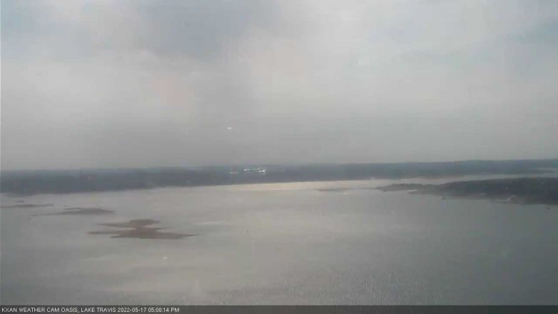 Lake Travis webcam, May 17, 2022 5:00 PM CT