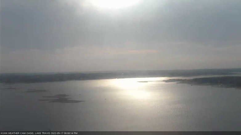 Lake Travis webcam, May 17, 2022 6:00 PM CT