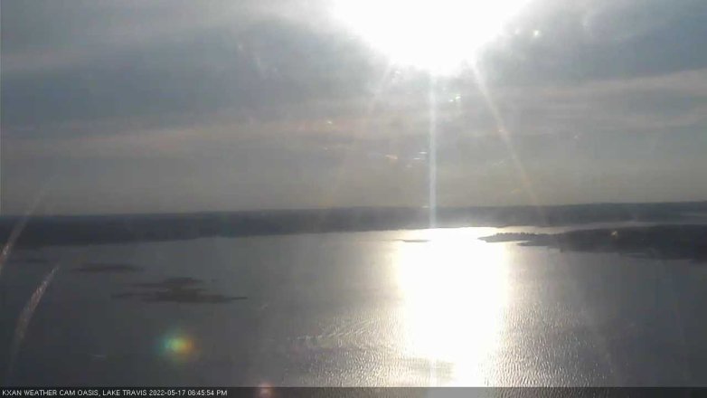 Lake Travis webcam, May 17, 2022 6:45 PM CT