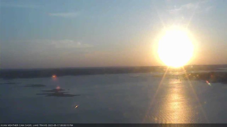 Lake Travis webcam, May 17, 2022 8:00 PM CT