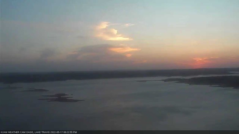 Lake Travis webcam, May 17, 2022 8:25 PM CT