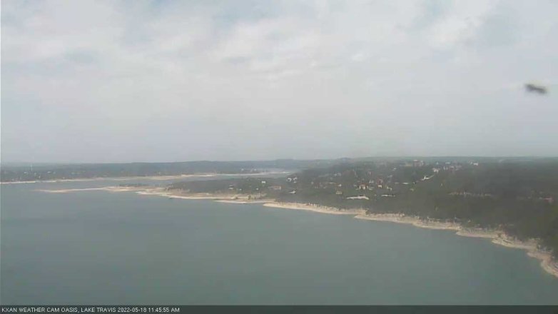 Lake Travis webcam, May 18, 2022 11:45 AM CT