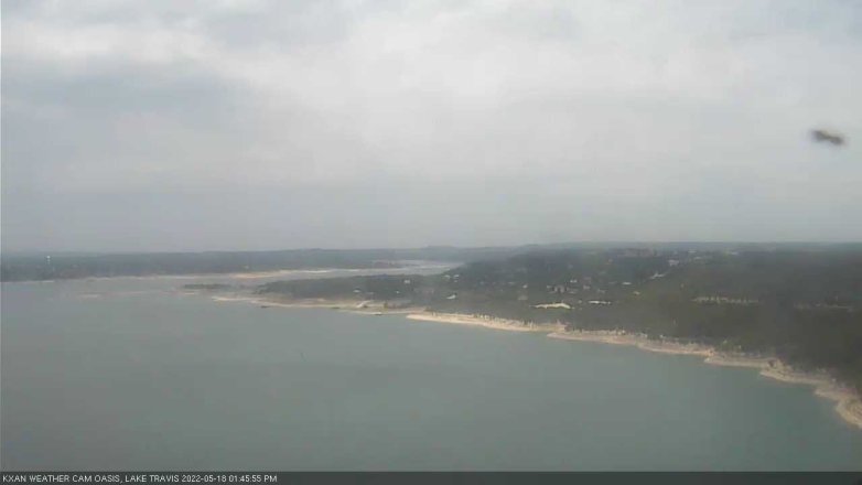 Lake Travis webcam, May 18, 2022 1:45 PM CT