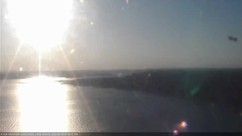 Lake Travis webcam, May 18, 2022 7:00 PM CT