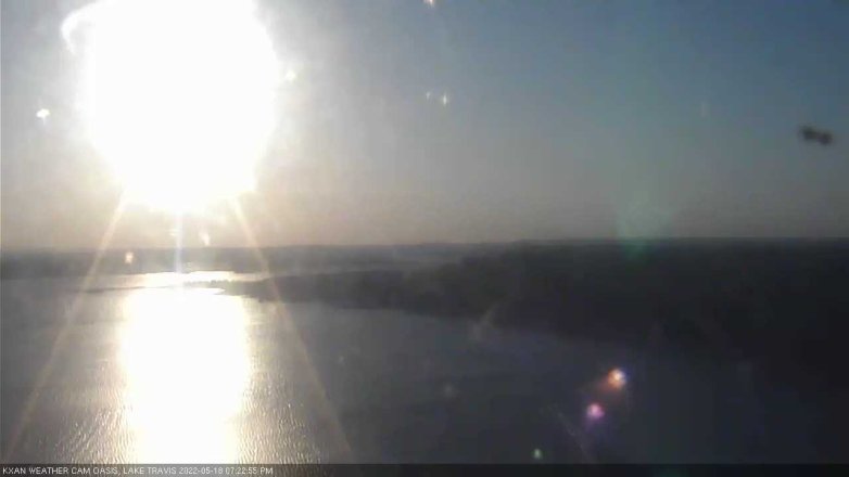 Lake Travis webcam, May 18, 2022 7:25 PM CT