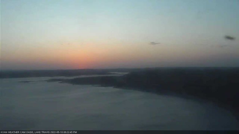 Lake Travis webcam, May 18, 2022 8:25 PM CT