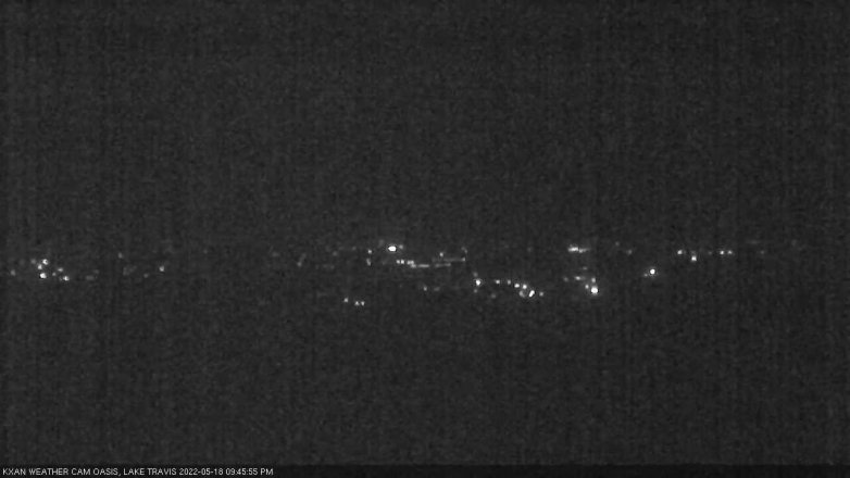Lake Travis webcam, May 18, 2022 9:45 PM CT