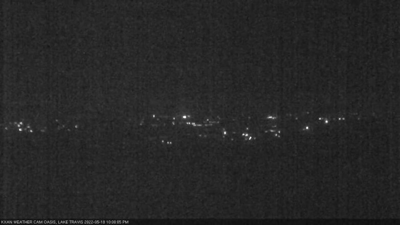 Lake Travis webcam, May 18, 2022 10:00 PM CT