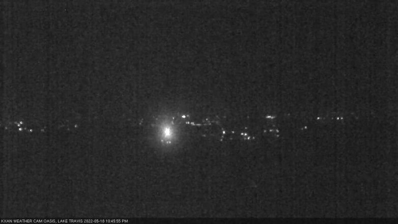 Lake Travis webcam, May 18, 2022 10:45 PM CT