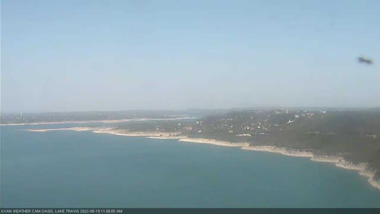 Lake Travis webcam, May 19, 2022 11:00 AM CT