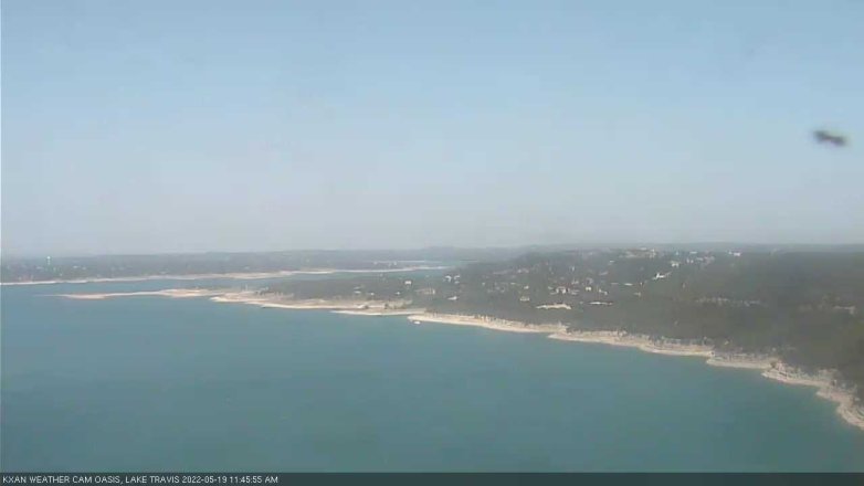 Lake Travis webcam, May 19, 2022 11:45 AM CT