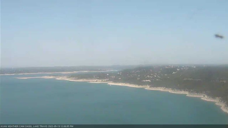 Lake Travis webcam, May 19, 2022 12:00 PM CT