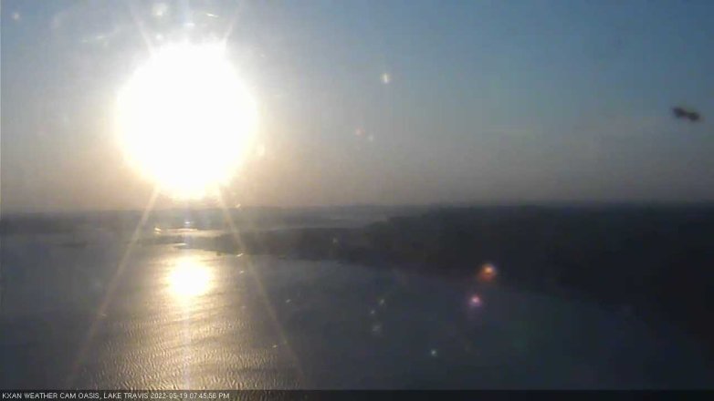 Lake Travis webcam, May 19, 2022 7:45 PM CT