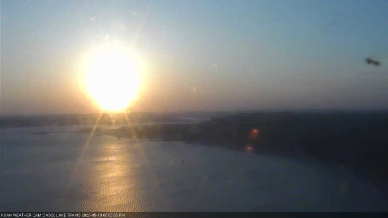 Lake Travis webcam, May 19, 2022 8:00 PM CT
