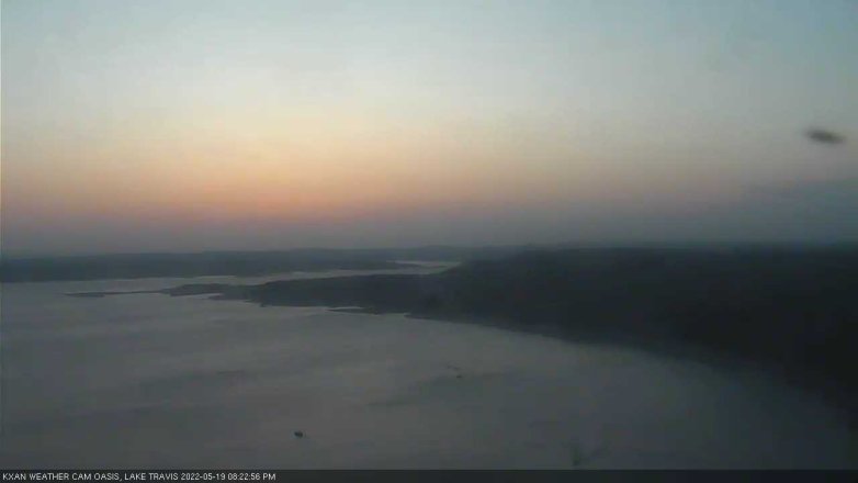 Lake Travis webcam, May 19, 2022 8:25 PM CT