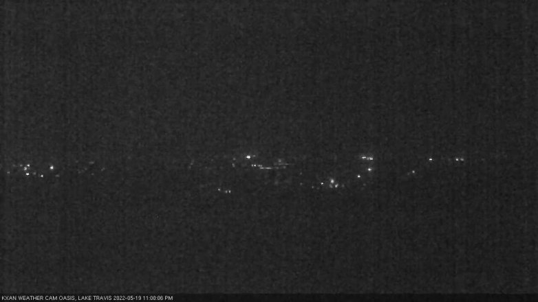 Lake Travis webcam, May 19, 2022 11:00 PM CT