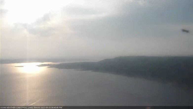 Lake Travis webcam, May 20, 2022 6:45 PM CT