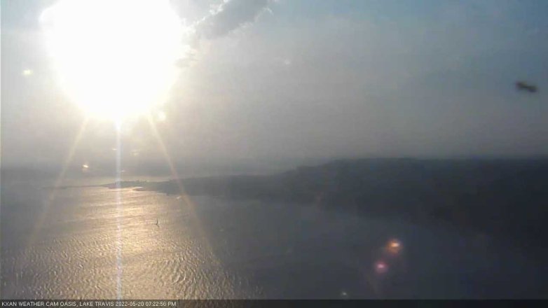 Lake Travis webcam, May 20, 2022 7:25 PM CT