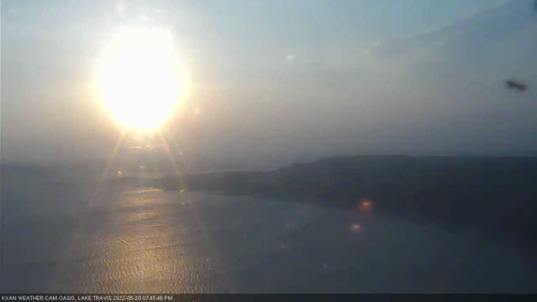 Lake Travis webcam, May 20, 2022 7:45 PM CT