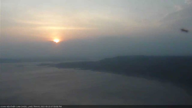 Lake Travis webcam, May 20, 2022 8:00 PM CT