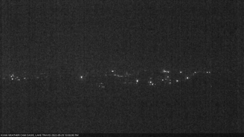 Lake Travis webcam, May 20, 2022 10:00 PM CT