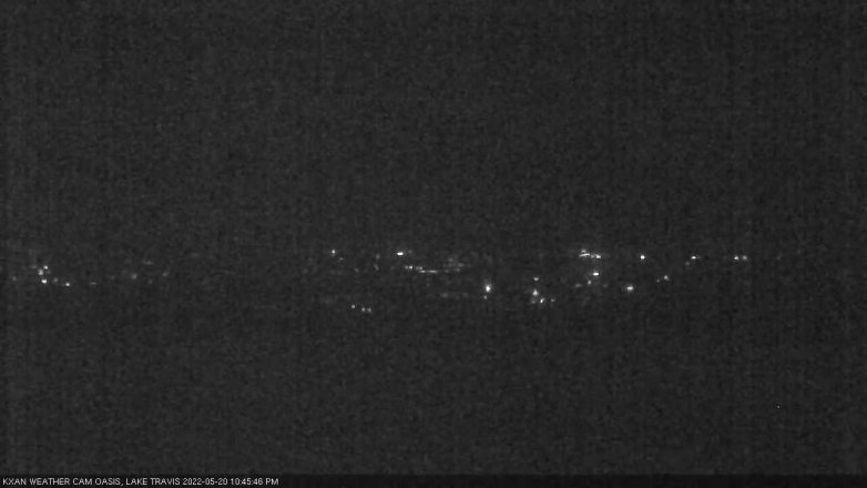 Lake Travis webcam, May 20, 2022 10:45 PM CT