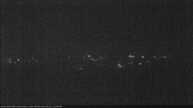 Lake Travis webcam, May 20, 2022 11:25 PM CT