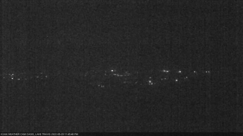 Lake Travis webcam, May 20, 2022 11:45 PM CT