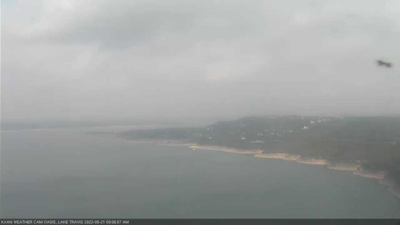 Lake Travis webcam, May 21, 2022 9:00 AM CT