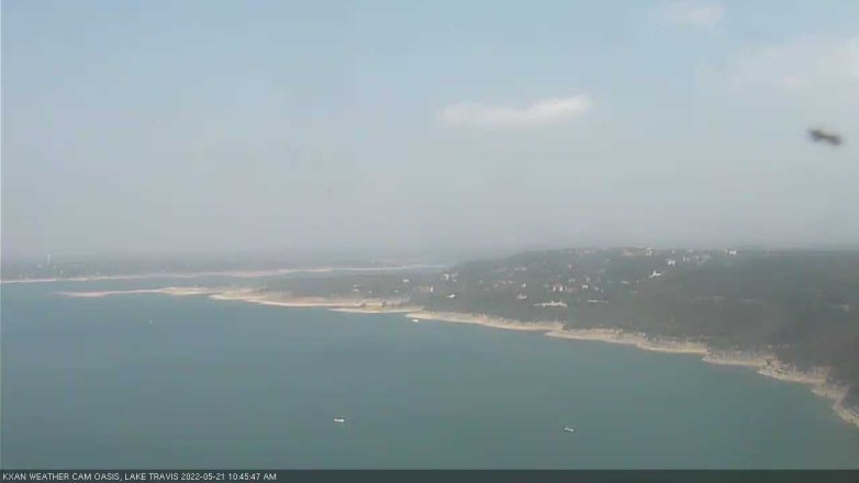 Lake Travis webcam, May 21, 2022 10:45 AM CT