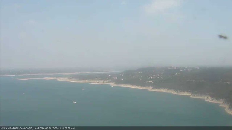 Lake Travis webcam, May 21, 2022 11:25 AM CT