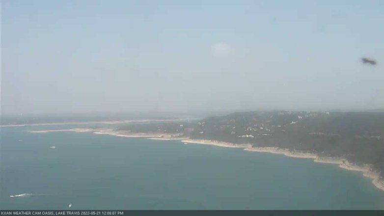Lake Travis webcam, May 21, 2022 12:00 PM CT