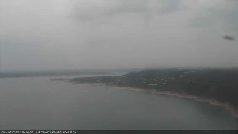 Lake Travis webcam, May 21, 2022 7:45 PM CT