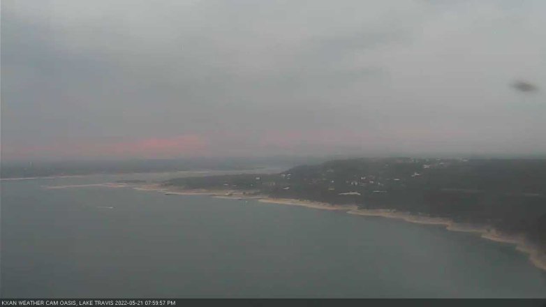 Lake Travis webcam, May 21, 2022 8:00 PM CT