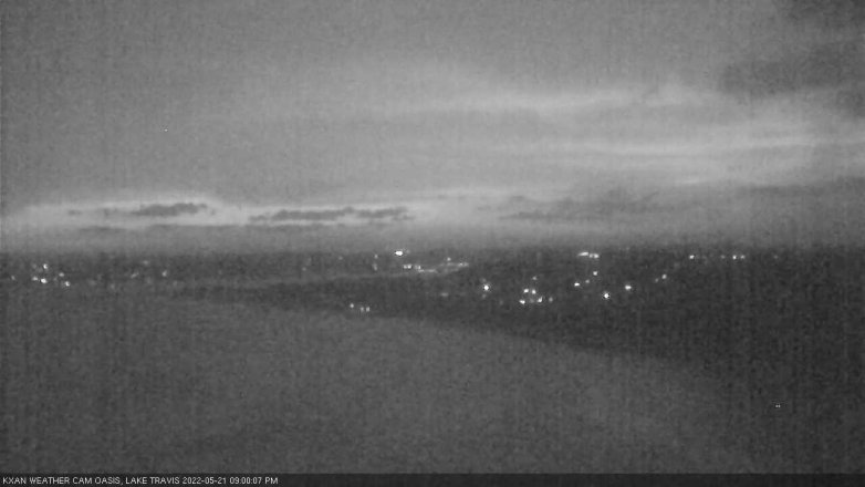 Lake Travis webcam, May 21, 2022 9:00 PM CT