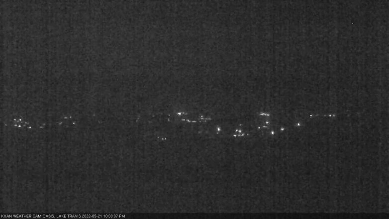 Lake Travis webcam, May 21, 2022 10:00 PM CT