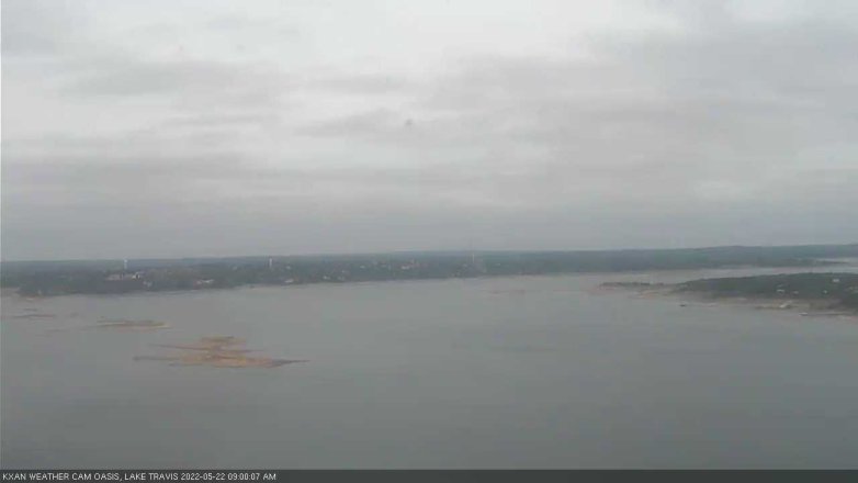 Lake Travis webcam, May 22, 2022 9:00 AM CT
