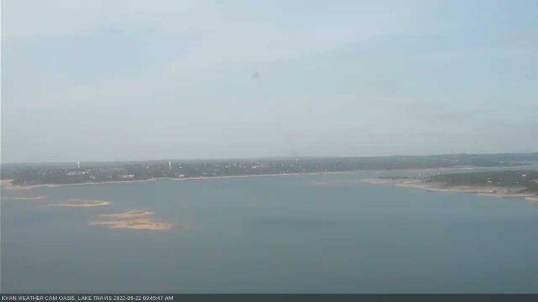 Lake Travis webcam, May 22, 2022 9:45 AM CT