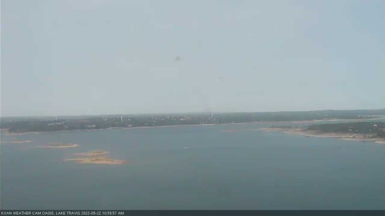 Lake Travis webcam, May 22, 2022 11:00 AM CT